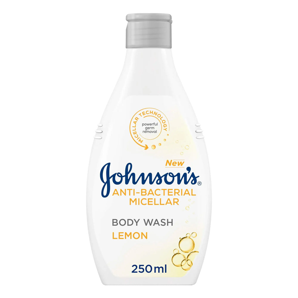 Johnson's Body Wash Antibacterial Micellar Lemon 250 ml