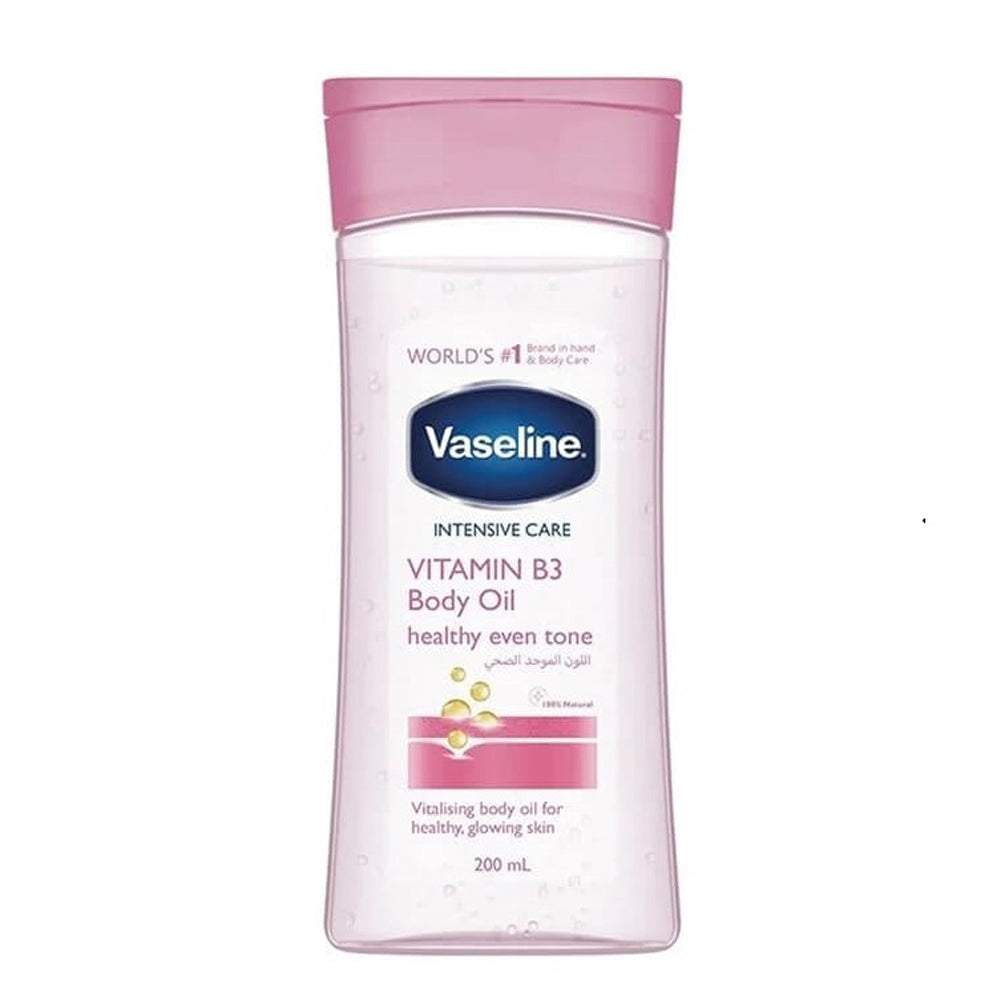 Vaseline Body Oil With Vitamin B3 For Healthy Even Tone 200 ml