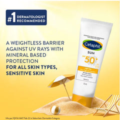 Cetaphil Gel Sunscreen SPF 50+ for Oily and Sensitive Skin 50ml