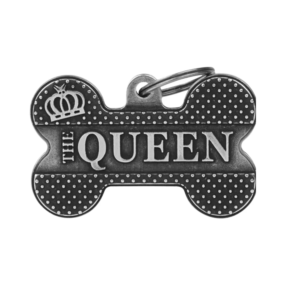 ماي فاميلي قلادة على شكل عظمة كبيرة جدا مكلة فضي |  صيدلية.كوم.