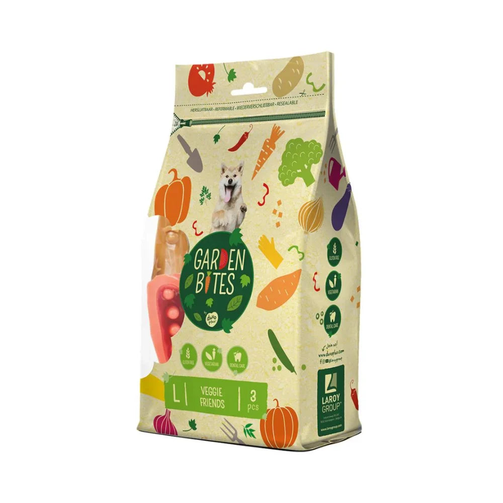 جاردن بايتس فيجي فريندز مكافات للكلاب لدعم صحة الأسنان حجم كبير |  صيدلية.كوم.