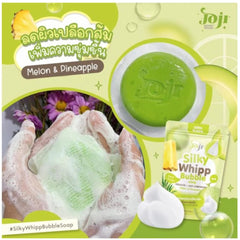 Joji Secret Young Silky Web Bubble Anti Cellulite Soap Bar with Melon and Pineapple 100g