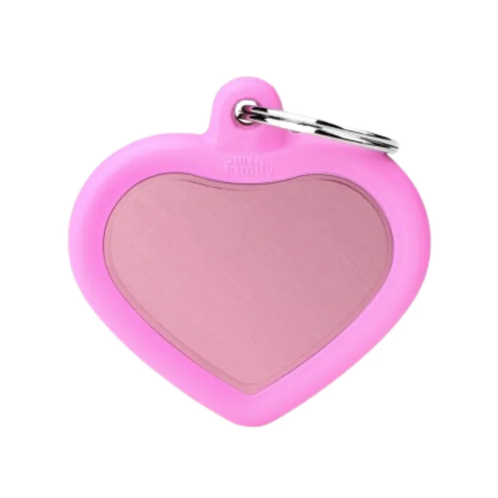 ماي فاميلي قلادة قلب زهري اطار جلد |  صيدلية.كوم.