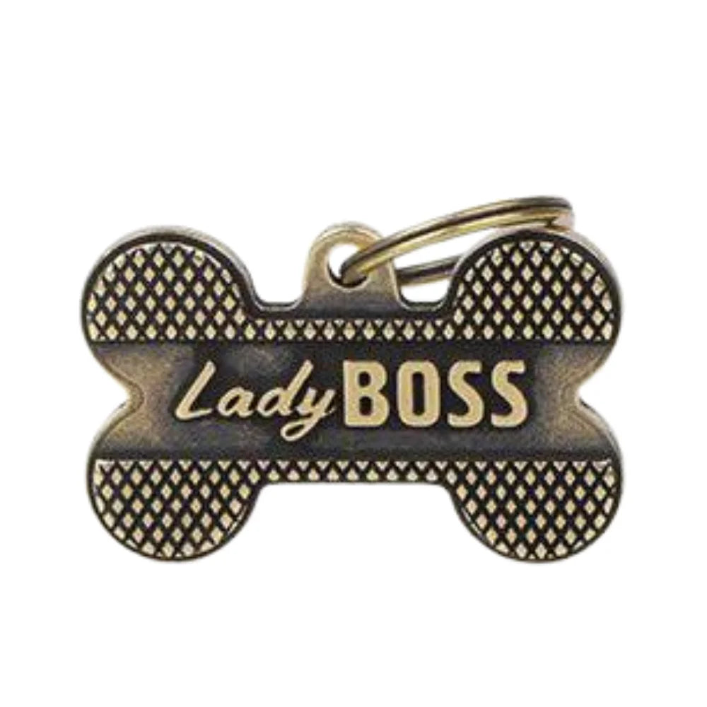 ماي فاميلي قلادة على شكل عظمة كبيرة برونز لايدي بوس براس |  صيدلية.كوم.