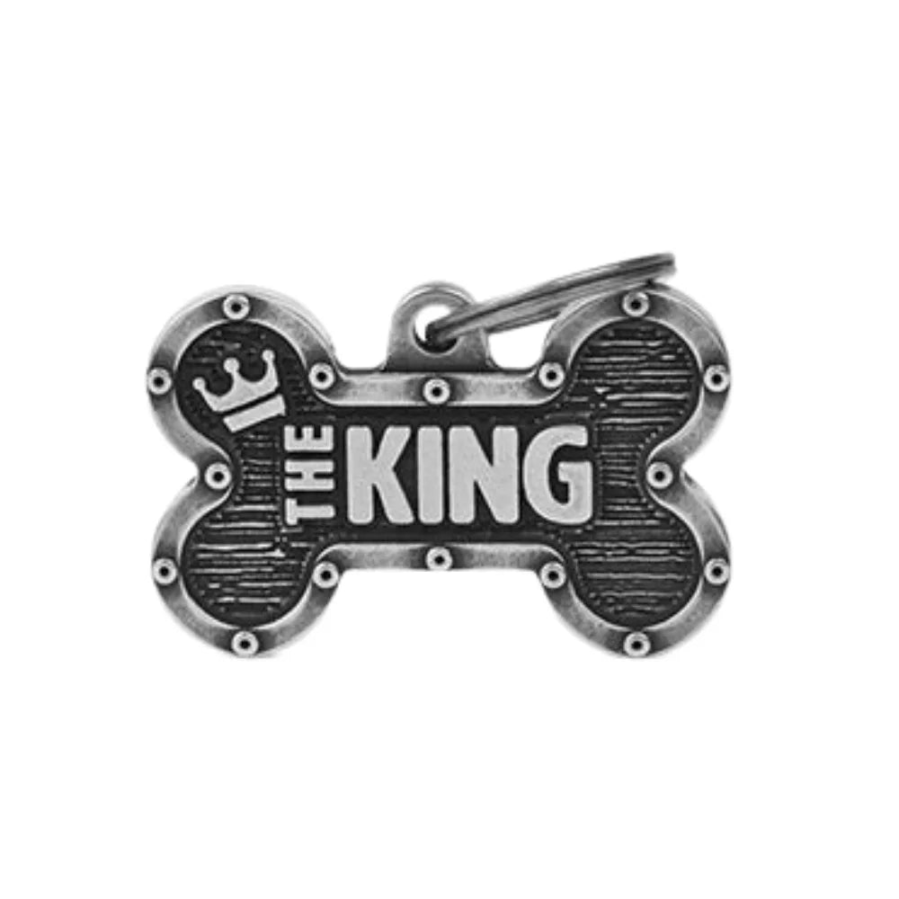 ماي فاميلي قلادة على شكل عظمة كبيرة برونز فضي |  صيدلية.كوم.