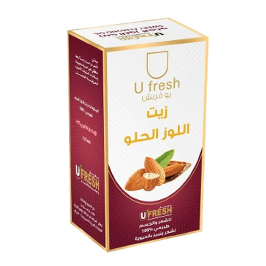 زيت اللوز الحلو للشعر والجسم من يو فريش