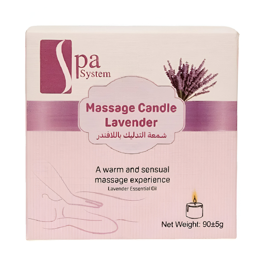 Spa System Massage And Body Candle With Lavender 90 grams