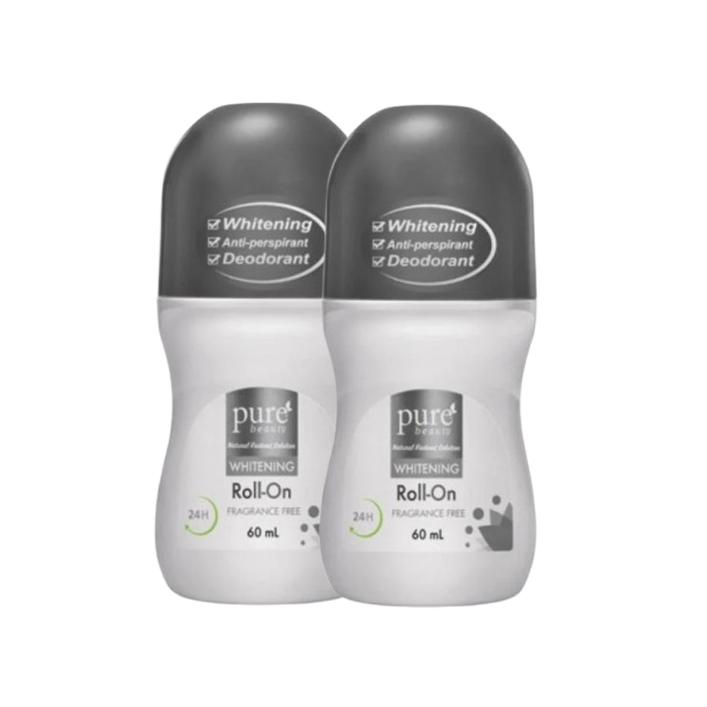 مزيل عرق رول مفتح للبشرة 60 مل مع خصم 50% على الحبة الثانية من بيور بيوتي |  صيدلية.كوم.