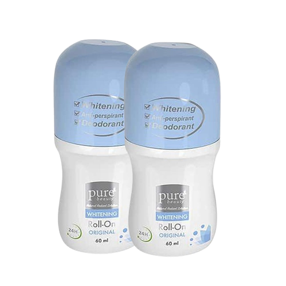 مزيل عرق رول مفتح للبشرة 60 مل مع خصم 50% على الحبة الثانية من بيور بيوتي |  صيدلية.كوم.