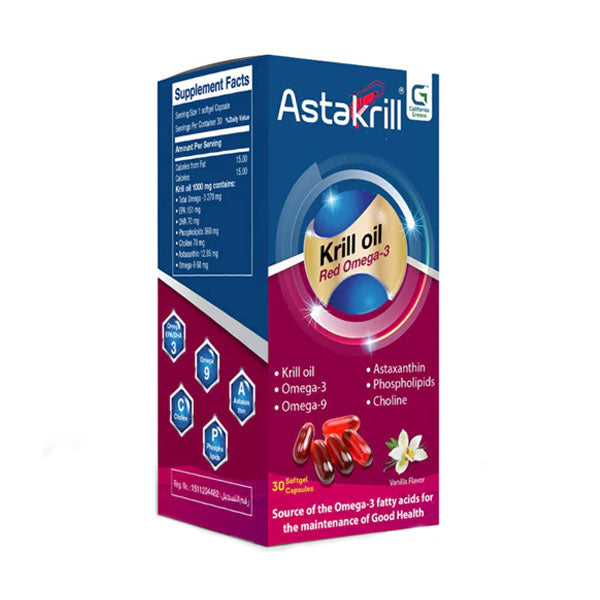 Astakrill Red 30 gelatin capsules