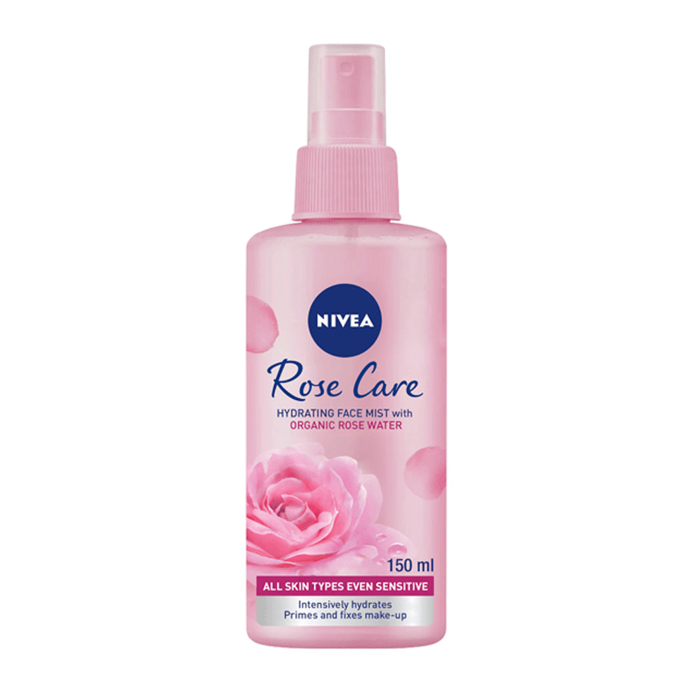 Nivea Rose Care Face Hydrating Mist With Organic Rose Water 150 ml