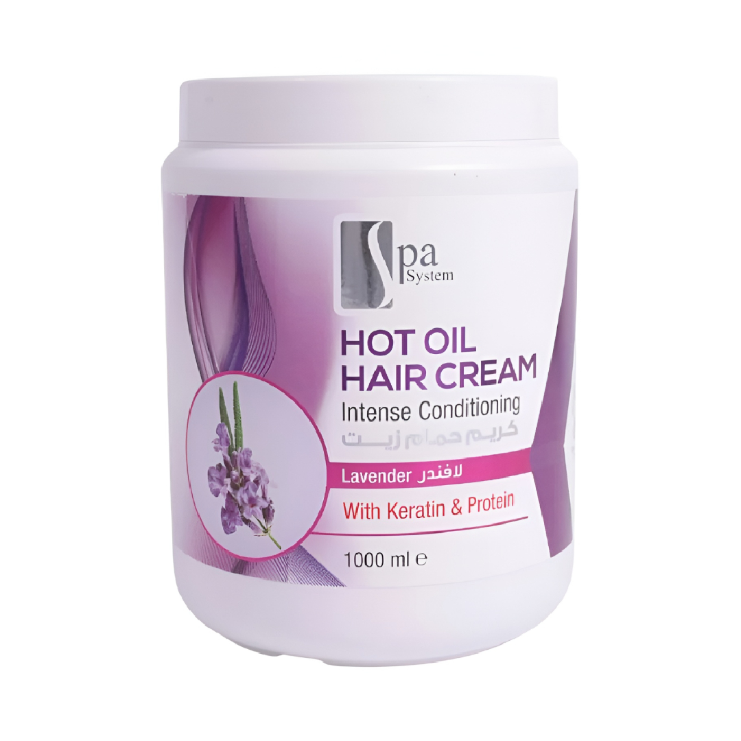 Spa System Hair Hot Oil Cream With Lavender 1000 ml