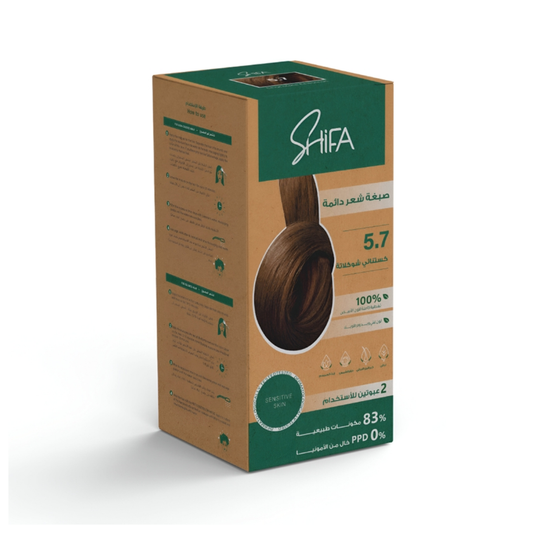 Shifa Permanent Hair Dye 5.7 Chestnut Chocolate 100 ml