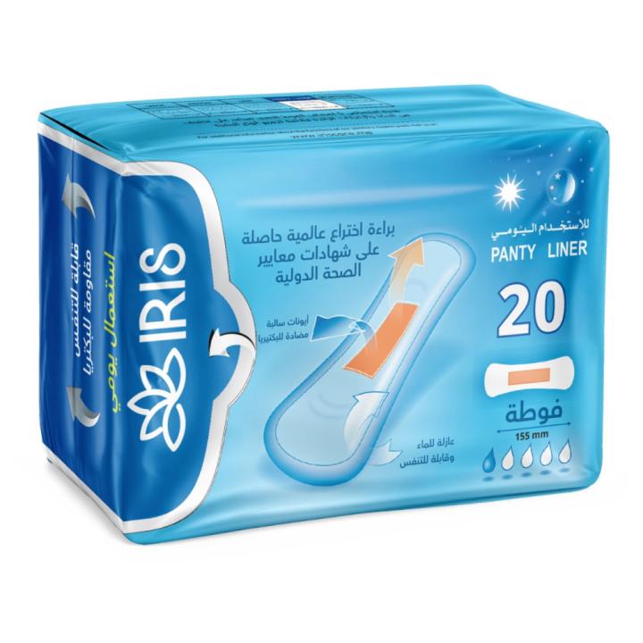 ايرس فوط الإستخدام اليومي 20 فوطة |  صيدلية.كوم.