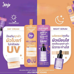 Joji Secret Young Skin Care Set Day Cream 8 ml + Night Serum for Treating Melasma 8 ml