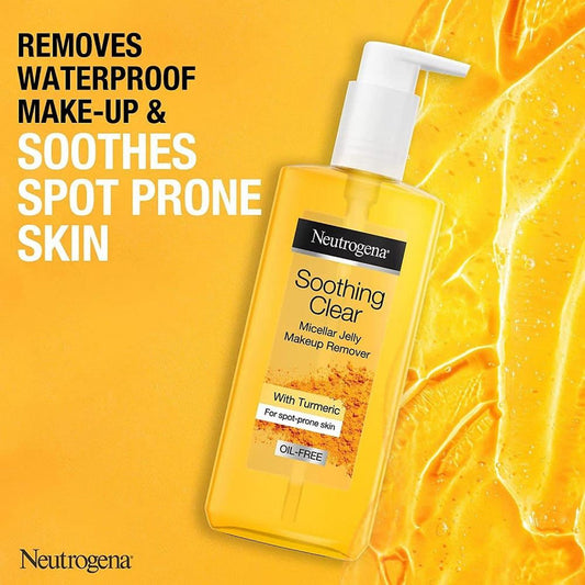 Neutrogena Soothing Clear Turmeric Gel Micellar Makeup Remover 200 ml