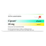 Cipram Antidepressant 28 Tablets - 20 Mg