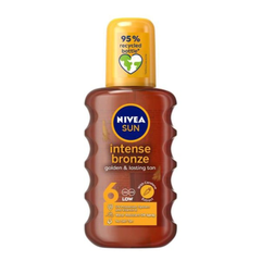 Nivea Carotene Sun Oil Spray Golden and Lasting Tan 6 Low 200 ml