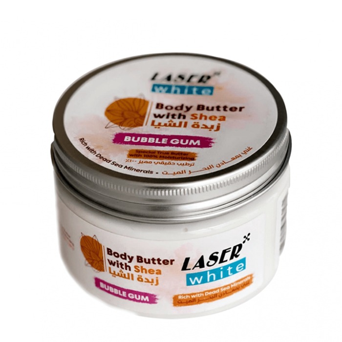 زبدة الشيا بابل من ليزر وايت 250 مل |  صيدلية.كوم.