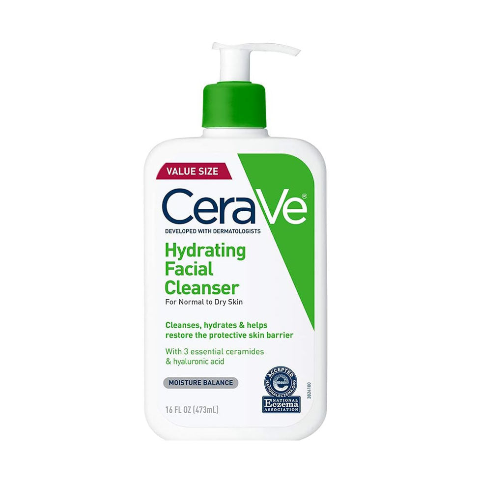 Cerave Daily Moisturizing Face Wash for Dry Skin Fragrance Free 16 oz