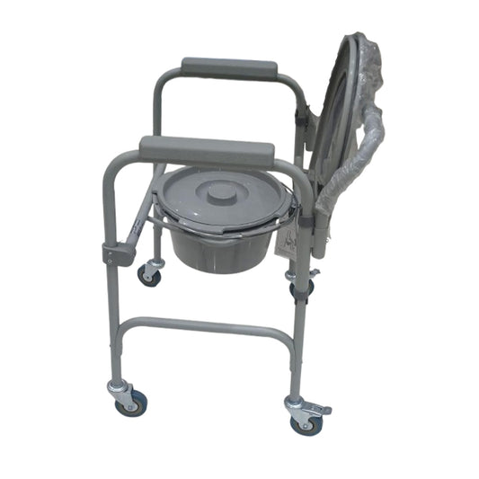 كرسي حمام عريض المنيوم بعجل من رايت كير |  صيدلية.كوم.