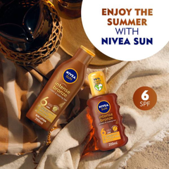 Nivea Carotene Sun Oil Spray Golden and Lasting Tan 6 Low 200 ml