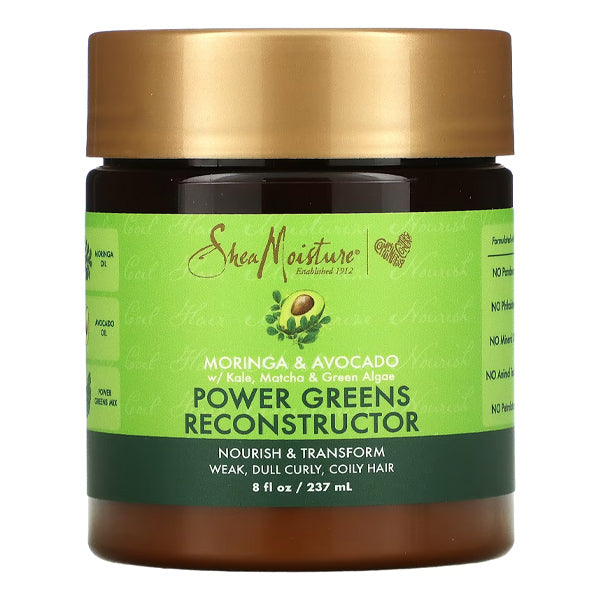 Shea Moisture Power Greens Moringa Leaves Avocado Hair Cream - 237ml