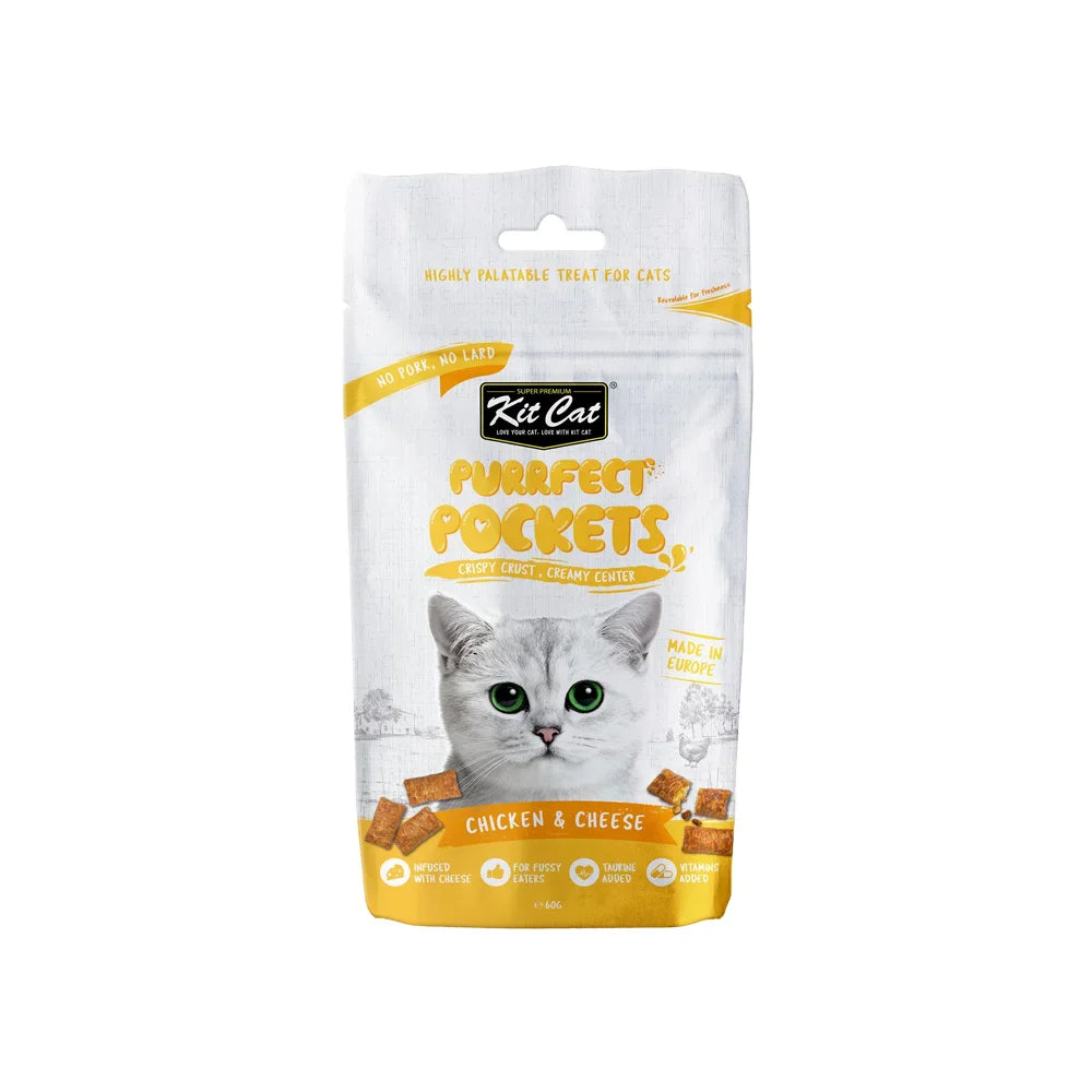 كت كات بارفكت بوكتس مكافأت دجاج وجبنة 60 جم |  صيدلية.كوم.