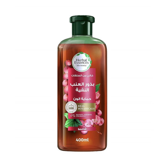 Pure Renew Hair Shampoo with Pure Grape Seeds Color Protection  Herbal Essences 400 ml