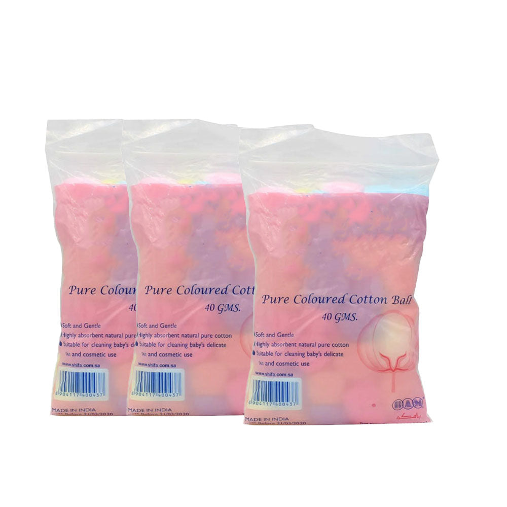 عرض كرات قطن 40 جرام 3 أكياس