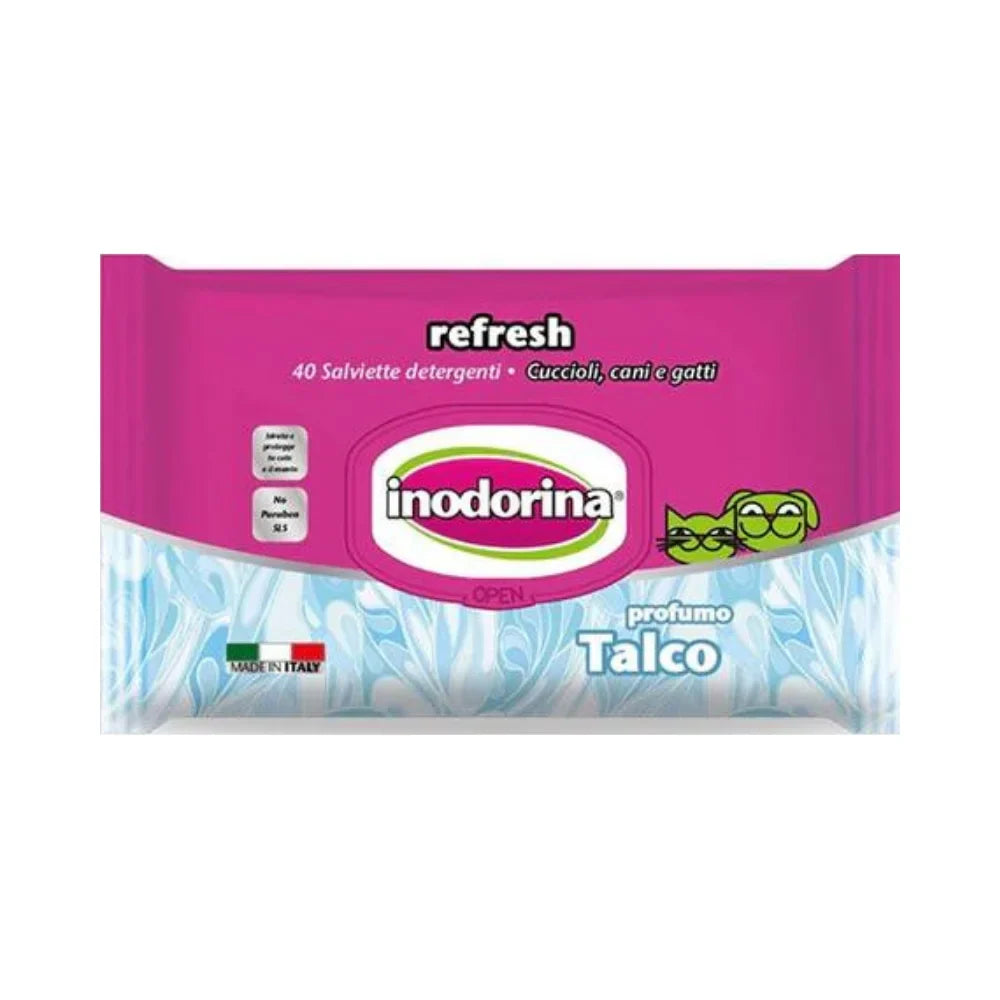 إنودورينا مناديل رطبة تالك ×40 منديل |  صيدلية.كوم.