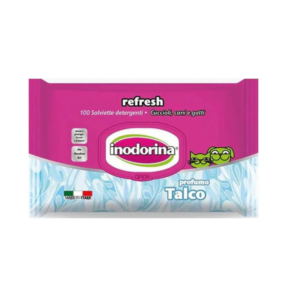 إنودورينا مناديل رطبة تالك ×100 منديل |  صيدلية.كوم.
