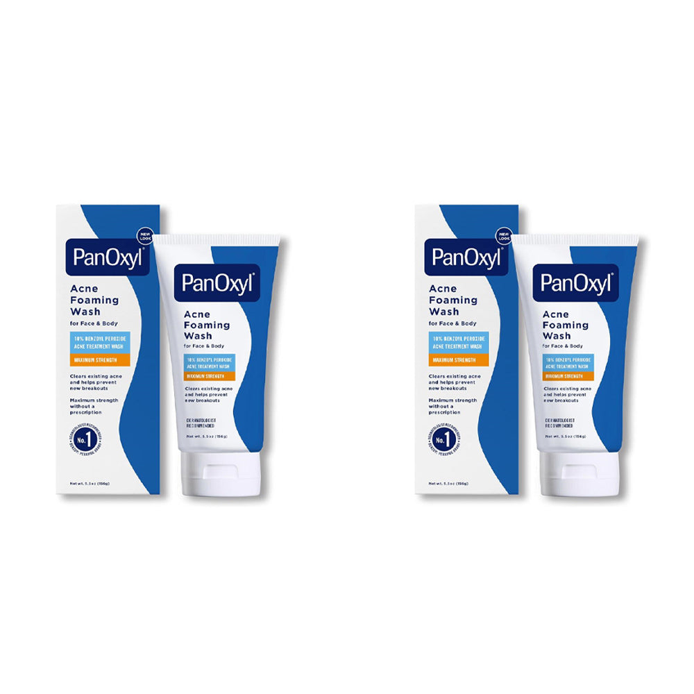 عرض  بانوكسيل غسول رغوي لحب الشباب قوة قصوى مع بنزويل بيروكسيد 10٪ حجم 156 جم 2x |  صيدلية.كوم.