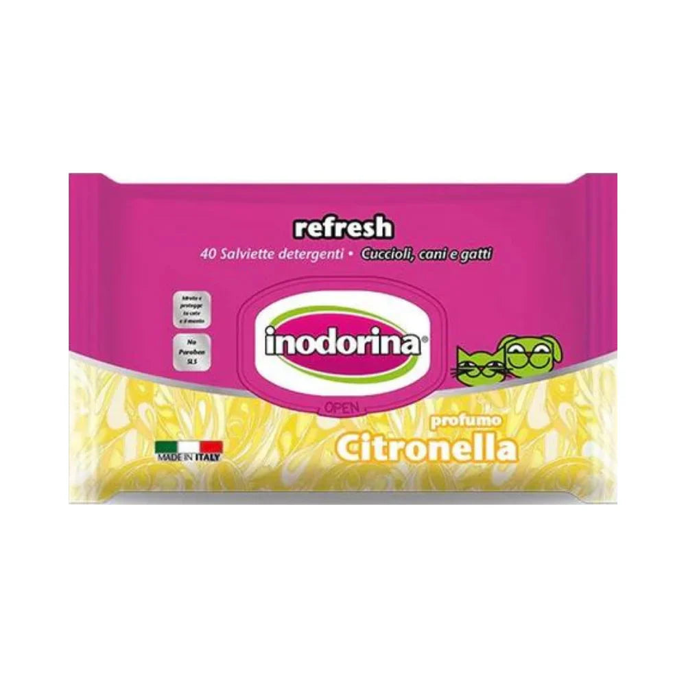 إنودورينا مناديل رطبة ليمون ×40 منديل (230.0030.003) |  صيدلية.كوم.