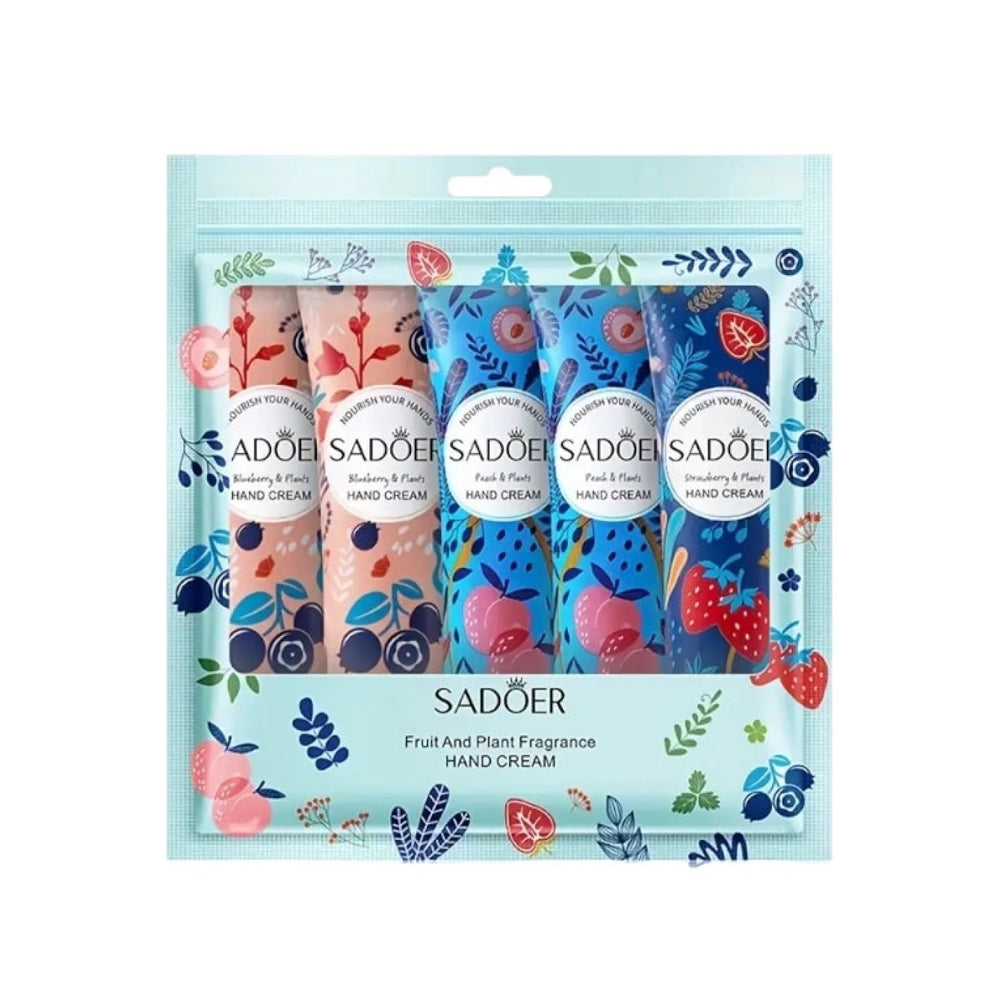 مجموعة كريم اليدين سادور 30 جم × 5 برائحة الفاكهة والنباتات |  صيدلية.كوم.
