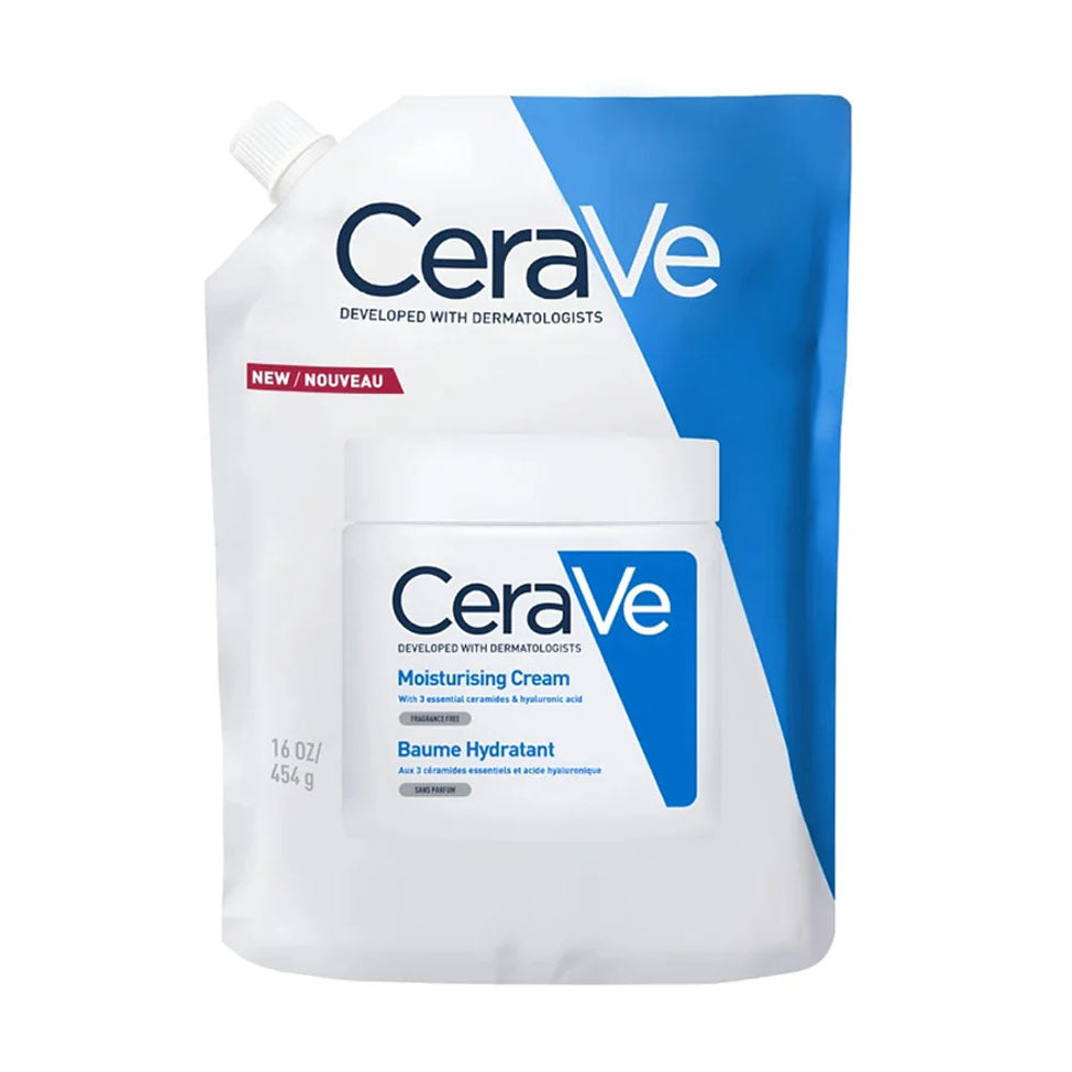 كريم مرطب للبشرة الجافة وشديدة الجفاف لإعادة التعبئة من سيرافي 454 جرام |  صيدلية.كوم.