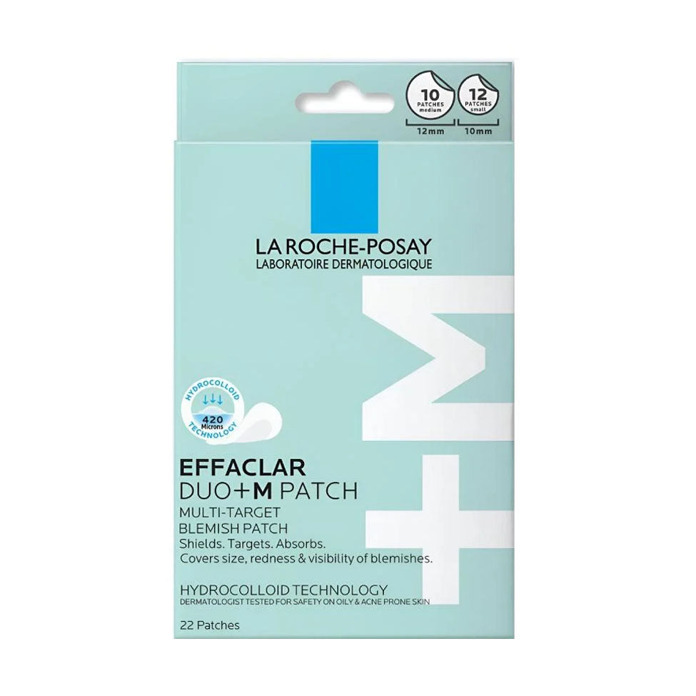 لصقات للوجه 22 لصقه ايفاكلار ديو+إم متعدده الاهداف لعلاج العيوب من لاروش بوزاي |  صيدلية.كوم.