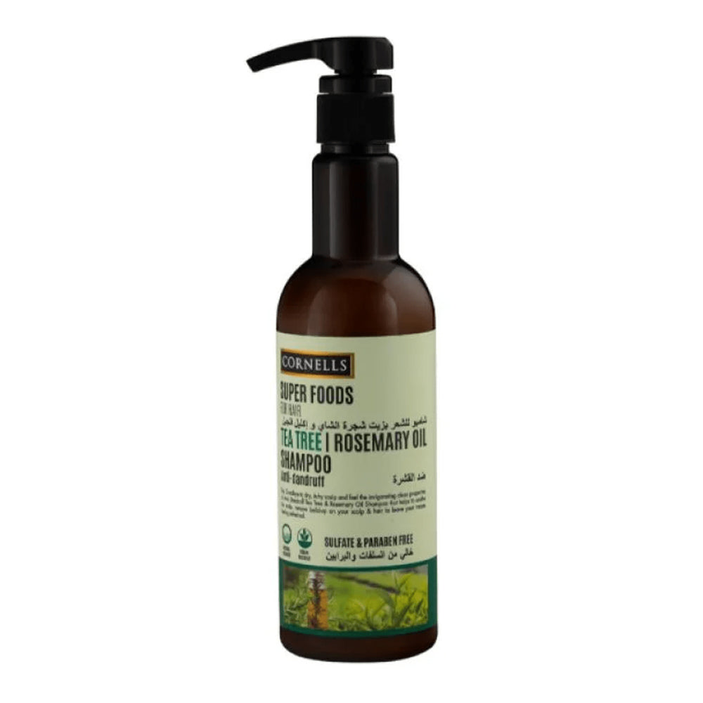 شامبو سوبر فودز بزيت شجرة الشاي وإكليل الجبل 500 مل |  صيدلية.كوم.