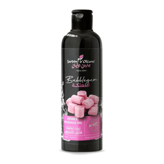 Jardin d'Olean Flavorable Bubble Gum Massage Oil 250 ml