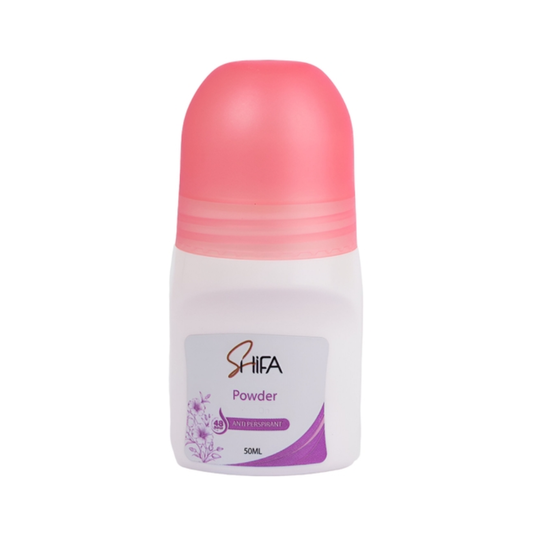 Shifa Roll-On Cream Powder Deodorant for All Skin Types 50 Ml