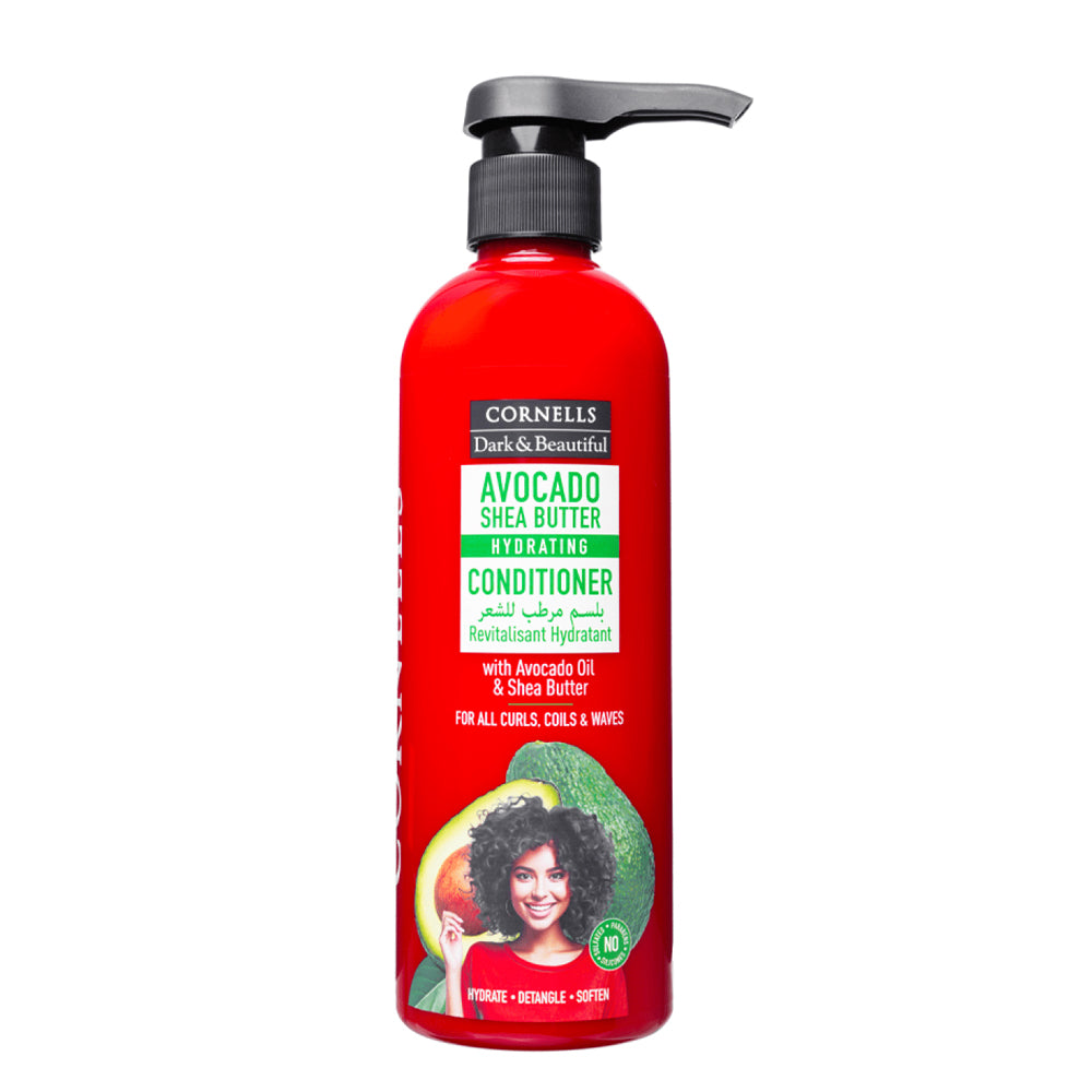 بلسم مرطب للشعر بالافوكادو وزبدة الشيا دارك اند بيوتيفل 480 مل من كورنلز |  صيدلية.كوم.