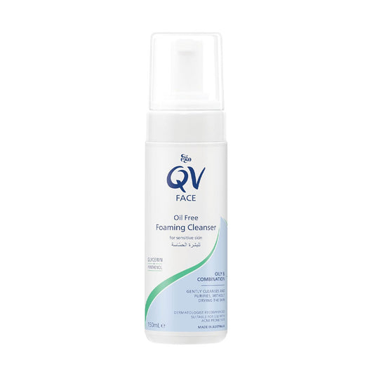 Oil-free foaming face wash for sensitive skin QV 150 ml