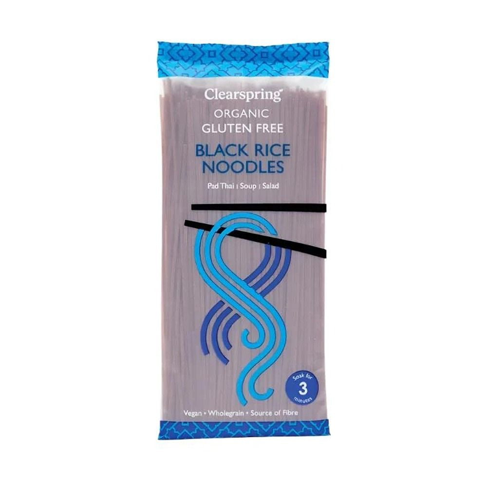 نودلز الأرز الأسود العضوي من كلير سبرينج 200 جم |  صيدلية.كوم.