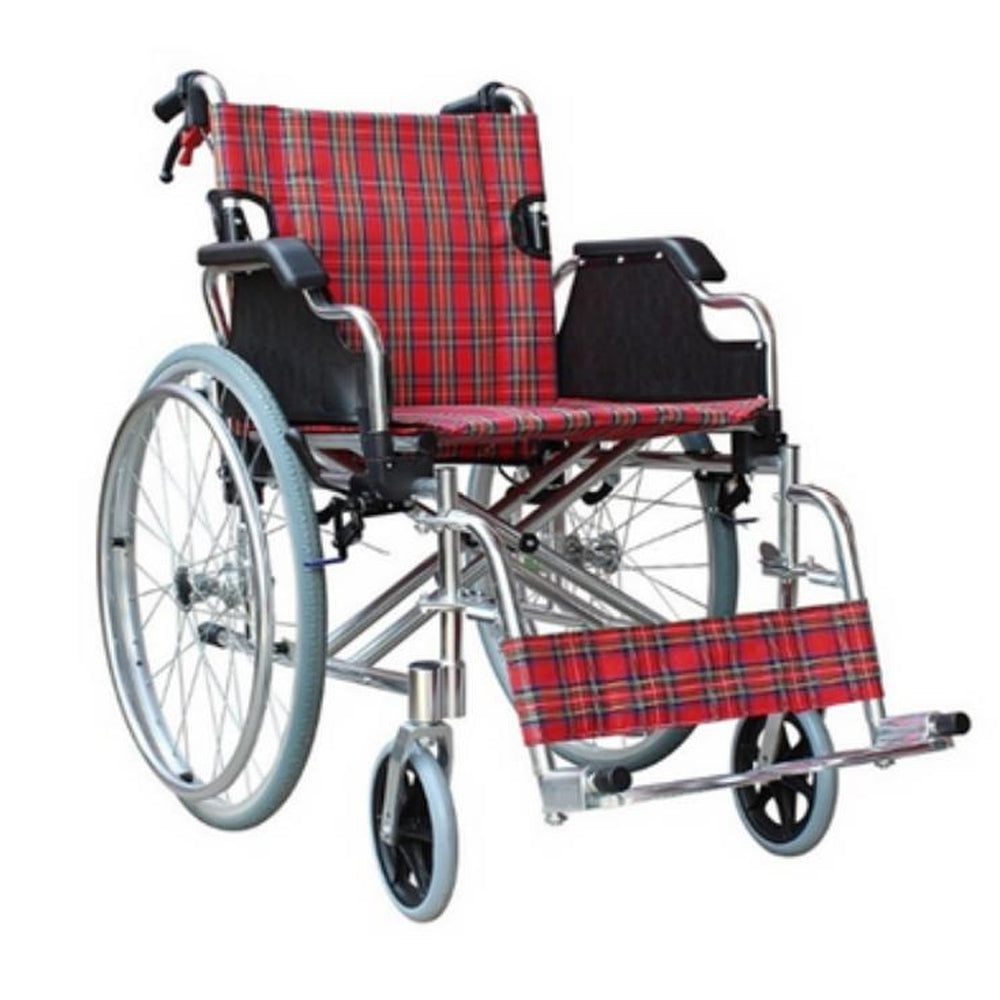 كرسي ألمنيوم خفيف الوزن مقاس 18 إنش |  صيدلية.كوم.