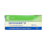 Monozide 25 mg 30 tablets