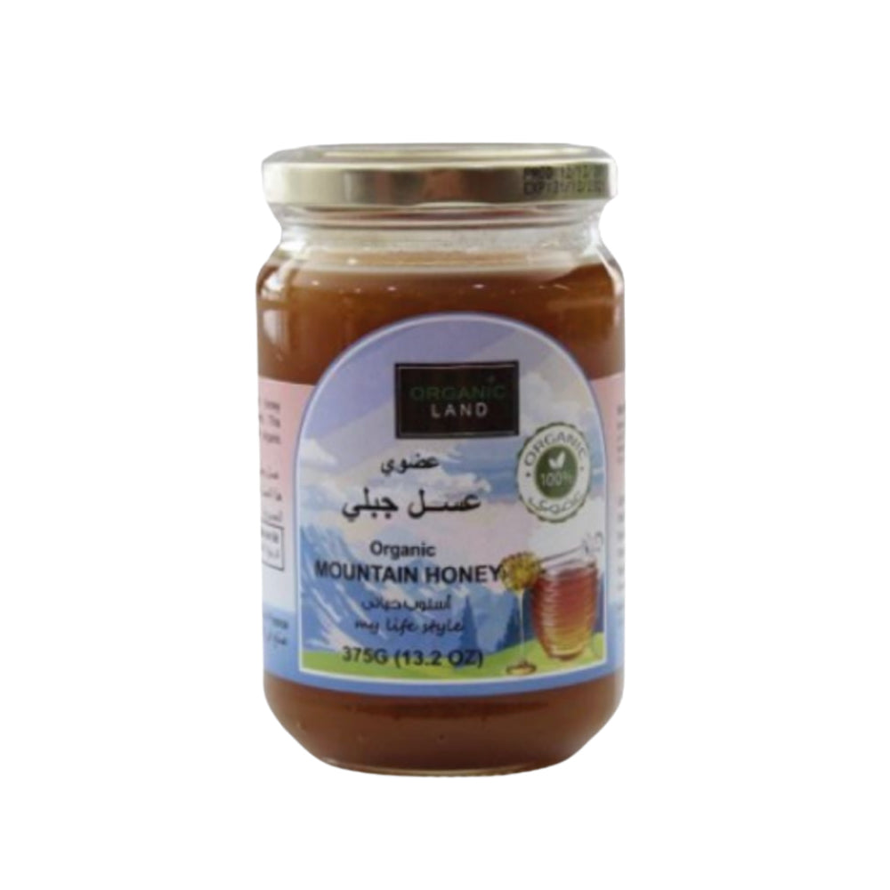 عسل جبلي عضوي من اورجانيك لاند 375 جم |  صيدلية.كوم.