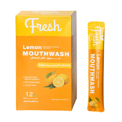 Fresh Mouth Wash Lemon Refreshment 10 ml x 20 Pieces