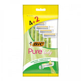 Bic Pure Razor Blades 3 - 4 + 2 Pieces