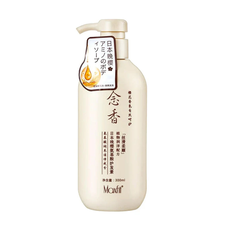 بلسم تساقط الشعر ونموه والقشرة بلسم ساكورا الياباني 300 مل من ماكسفيت |  صيدلية.كوم.