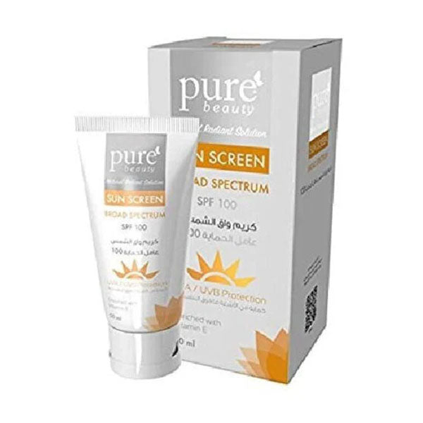 كريم بيور بيوتي واقي شمس SPF 100 حماية فائقة للبشرة الحساسة 50 مل |  صيدلية.كوم.